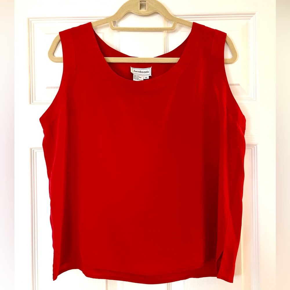Jacobson’s Red Silk Tank